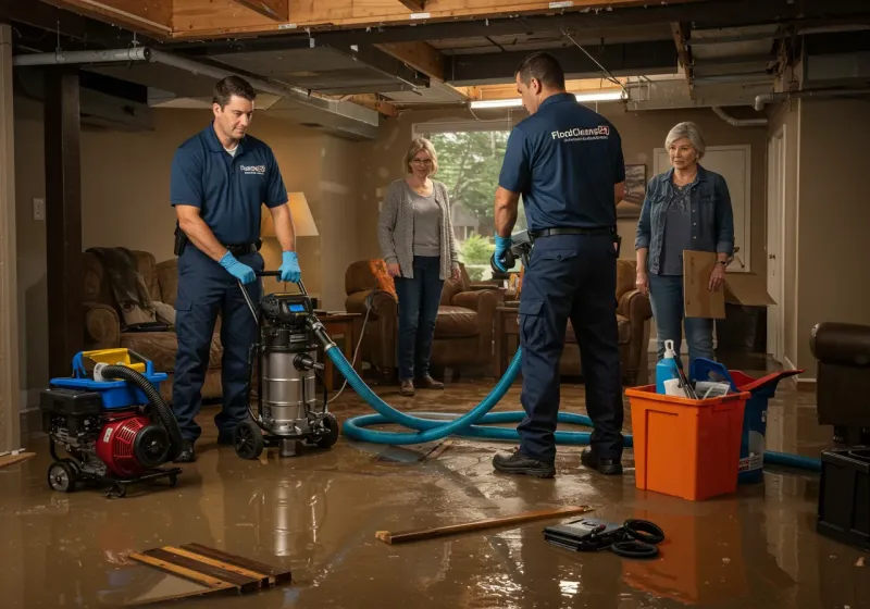 Basement Water Extraction and Removal Techniques process in Alcona County, MI